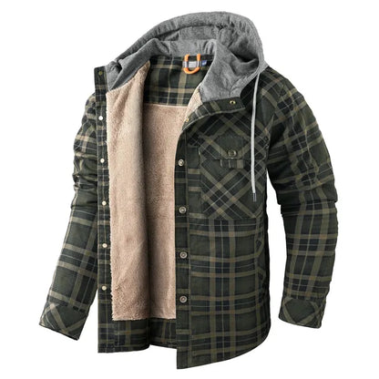 Checked Shirt Dress Warm Winter
