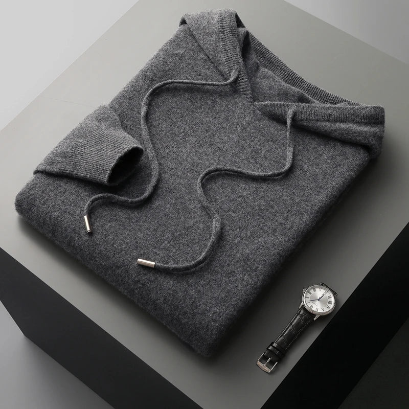 Warm Wool Hoodie Comfortable Cozy