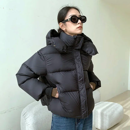 Women's Oversized Warm Insulated Puffer Jacket