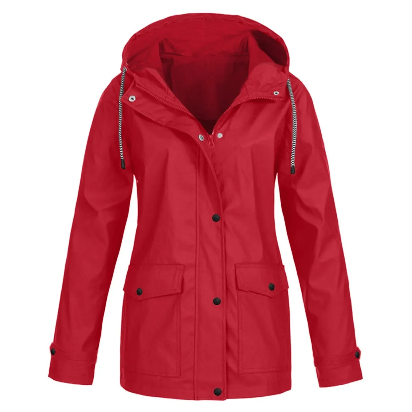 Waterproof Raincoat Women Hooded