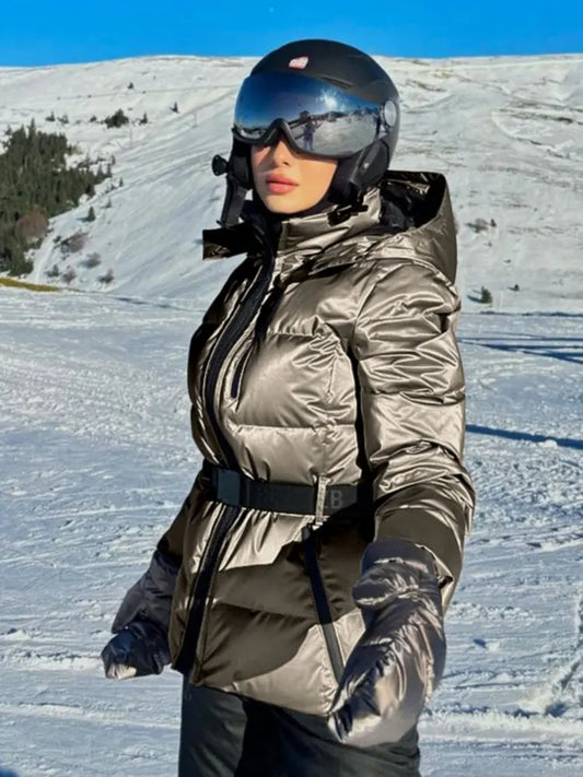 Warmes Skijacket Damen Winter - IdealeKleiden