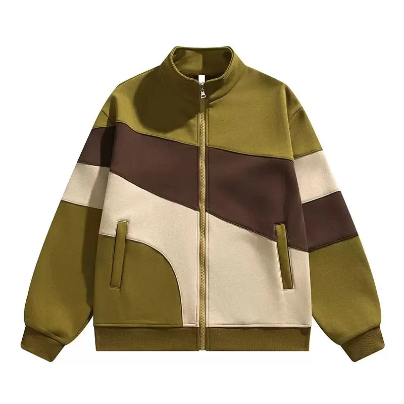 Sporty women's jacket with zipper design
