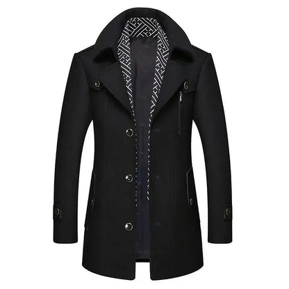 Elegant Business Coat Classic Modern Winter Jacket