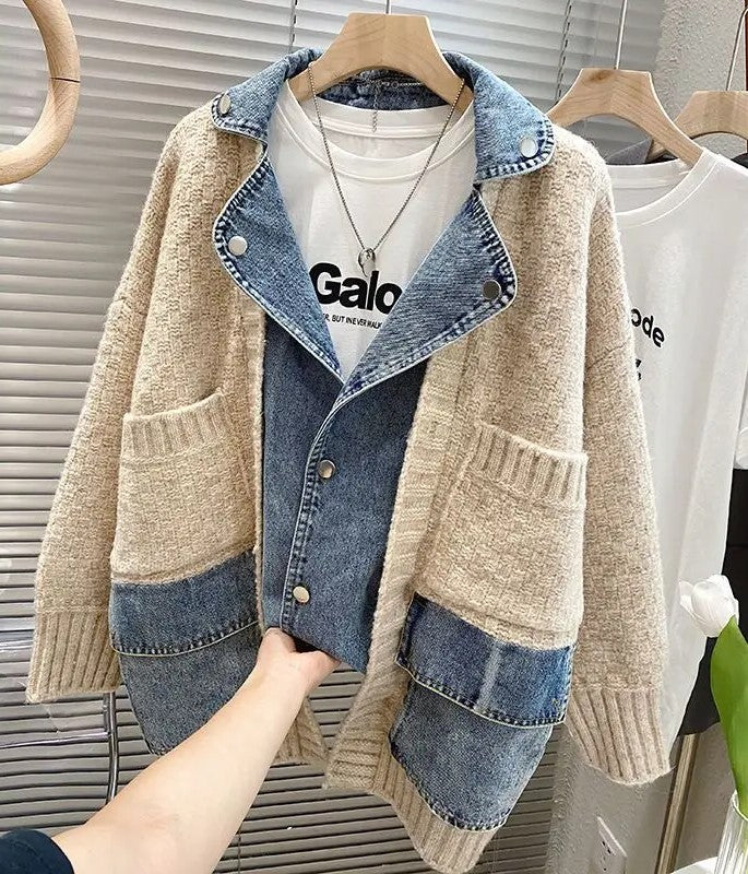 Fashionable Denim Jacket Stylish & Chic