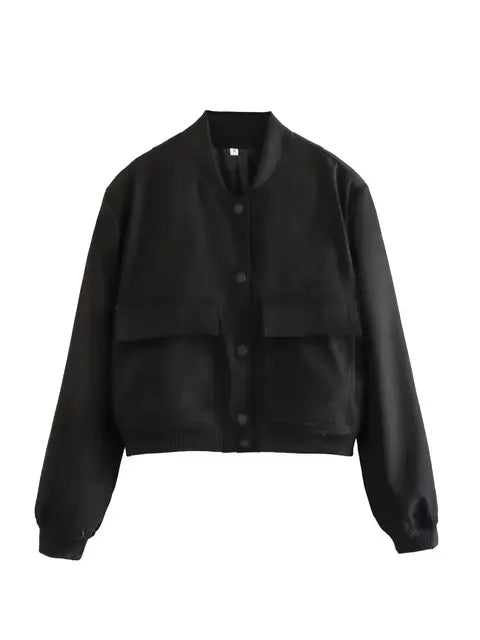 Stylish women's jacket casual look