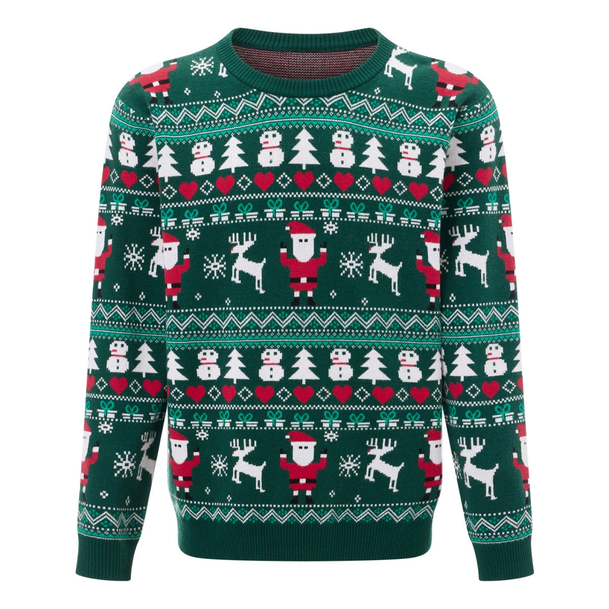 Christmas Jumper Kids Festive Red