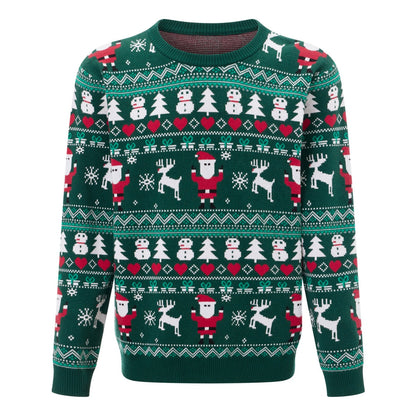 Christmas Jumper Kids Festive Red