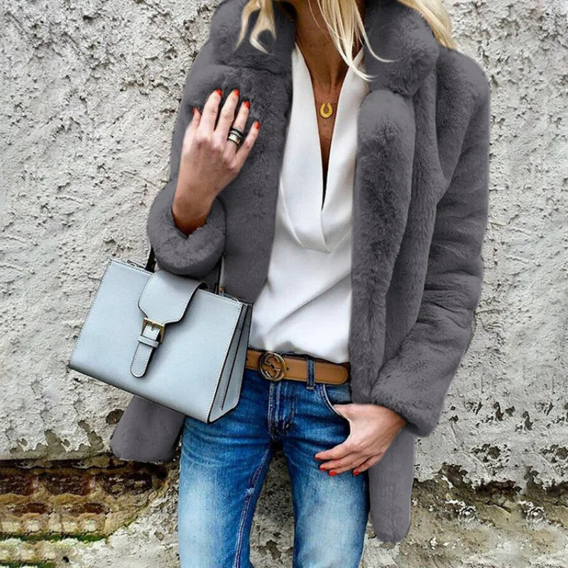 Stylischer Wintermantel Elegant Damen - IdealeKleiden