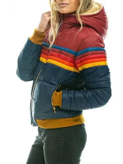 Retro Pufferjacke Damen Style - IdealeKleiden