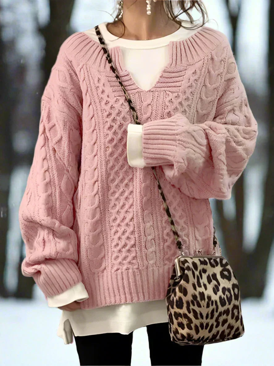 Knitted Sweater Oversized Soft and Warm Comfort Fit