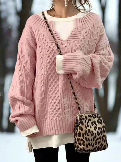Knitted Sweater Oversized Soft and Warm Comfort Fit