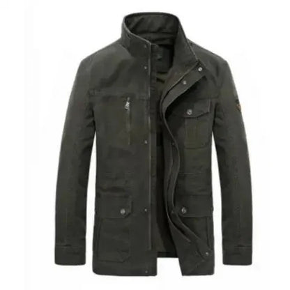 Practical outdoor jacket Stand-up collar Multiple pockets