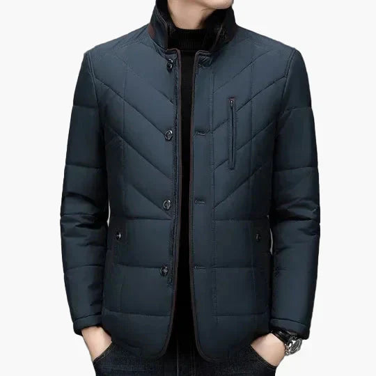 Elegant Quilted Jacket Modern Parka Style