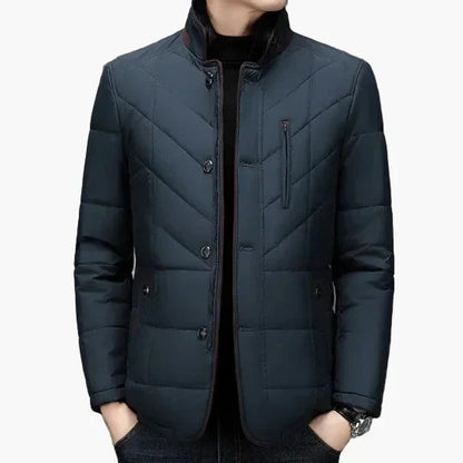 Elegant Quilted Jacket Modern Parka Style