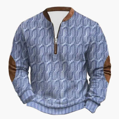 Outdoor Long-Sleeve Pullover Stand-Up Collar
