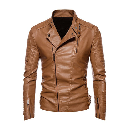Ryan Storm Leather Jacket Biker Style