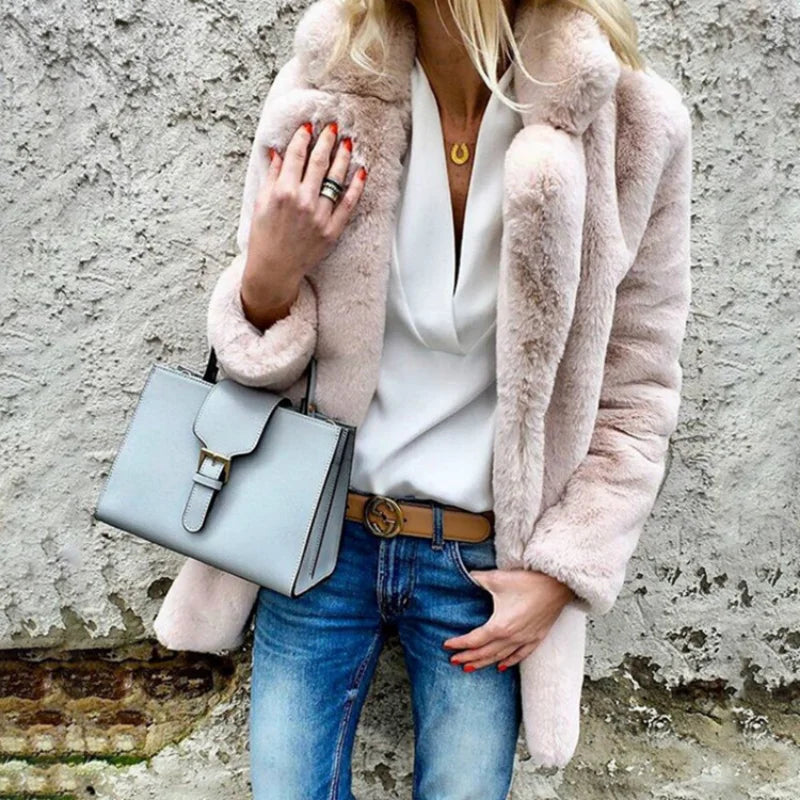 Women's Soft Mid-Length Winter Dress