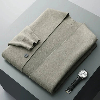 Men's Knitted-Look Wool Jacket