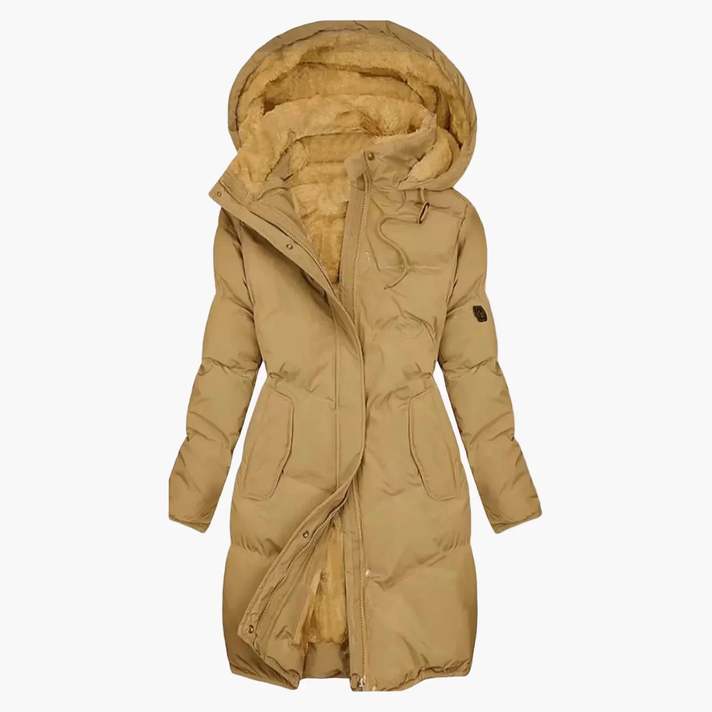 Women's Long Hooded Winter Coat Warm Padded