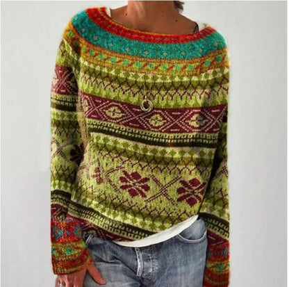 Retro Sweatshirt Stylish Comfortable Women