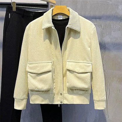 Stylish Men's Corduroy Jacket Modern Cut