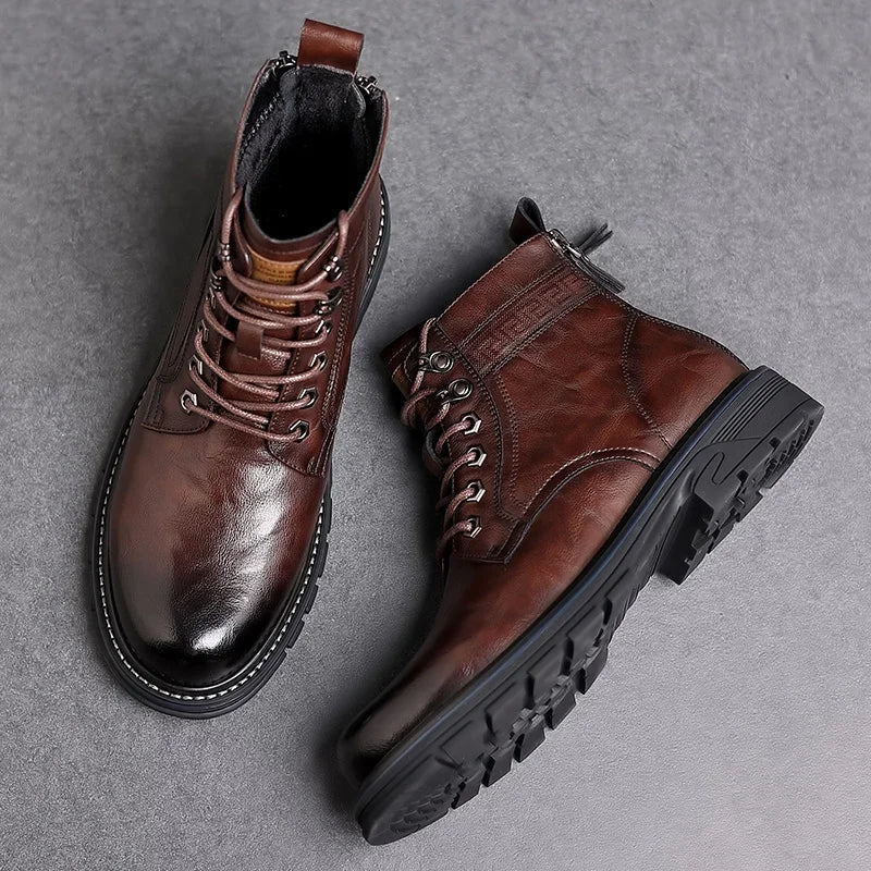 Men's Lace-up Ankle Boots