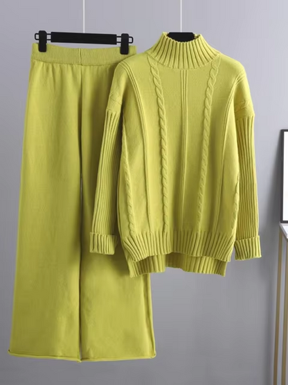 Fashionable Knit Dress Set for Women