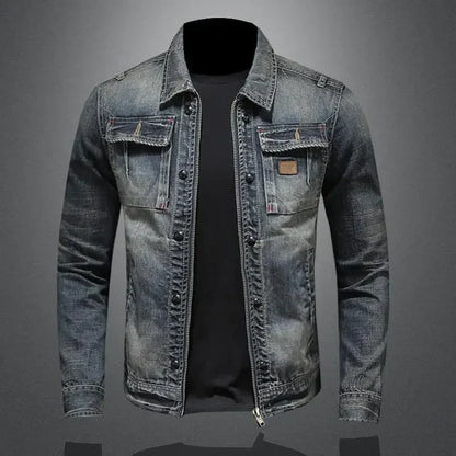 Felix - Vintage-Jeansjacke Klassisch - IdealeKleiden
