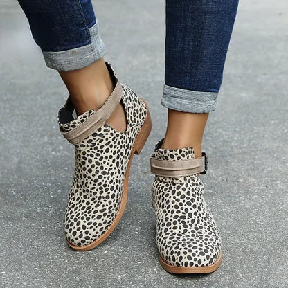 Women's Ankle Boots Pointed Toe Adjustable