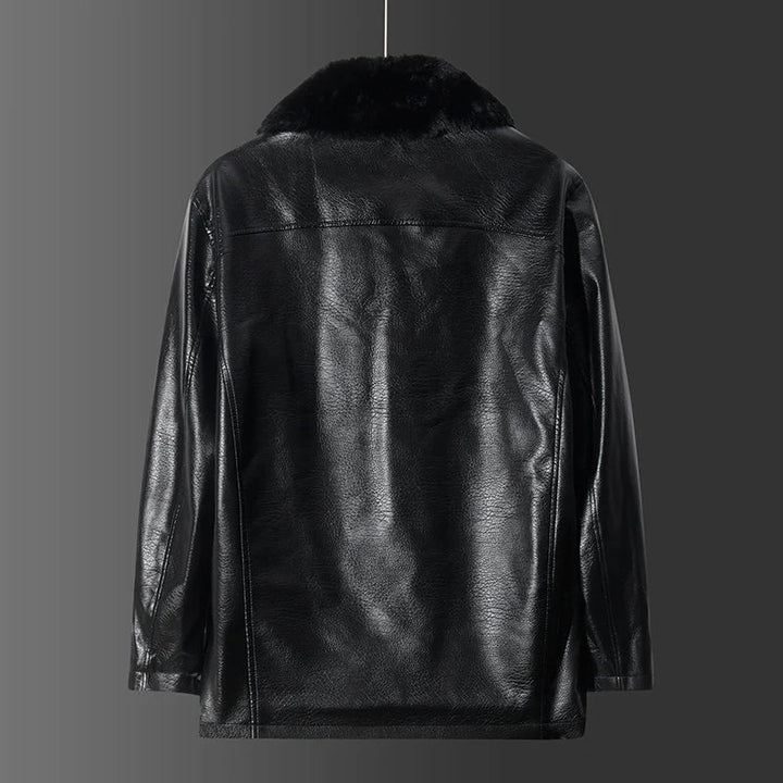 Lederjacke Herren Kragen Stil Liam - IdealeKleiden