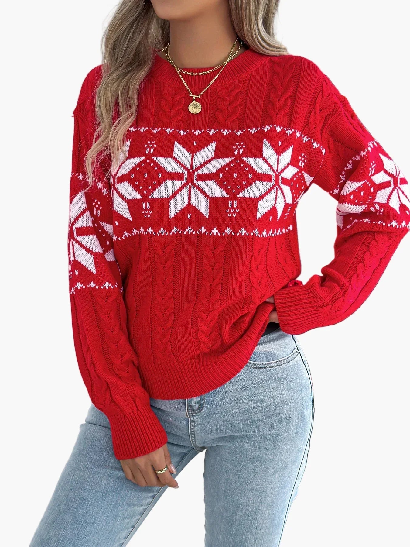 Christmas Sweater Norwegian Pattern Warm