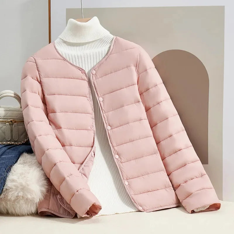 Lightweight Women's Slim Fit Down Coat