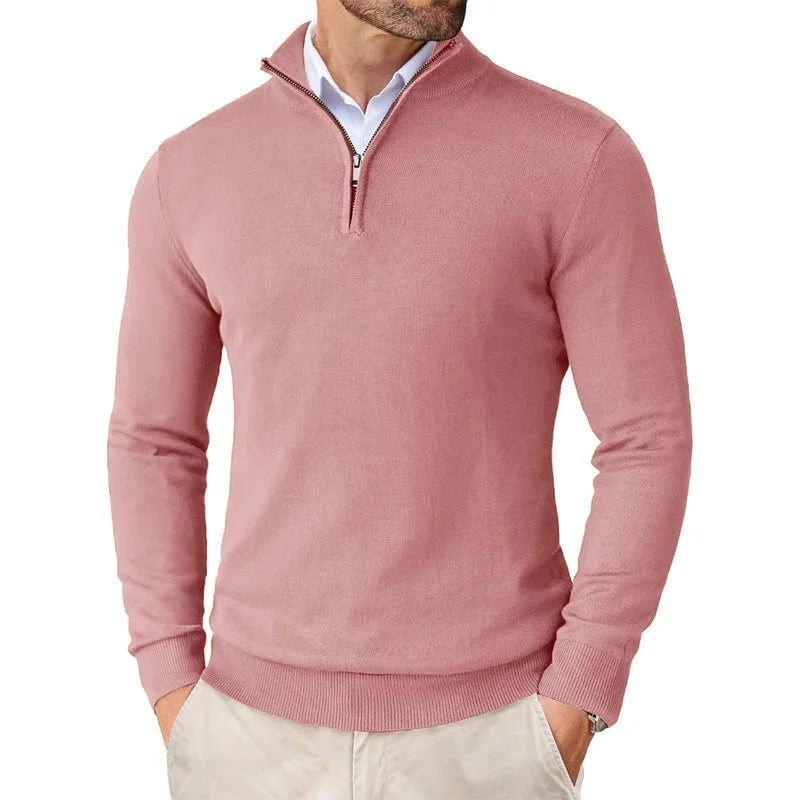 Men's Pullover Modern Front Zip