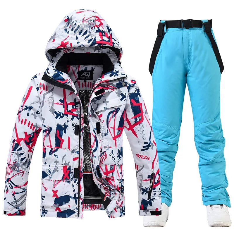 Elegant Ski Dress Women's Two-Piece