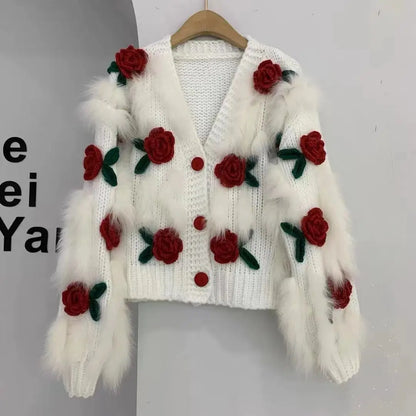 Romantic Women's Cardigan Moonlight Blue