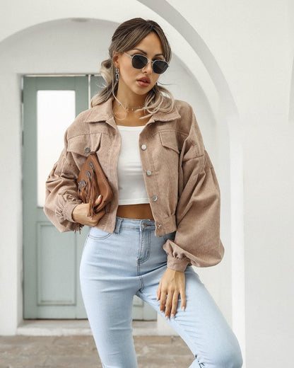 Men's Modern Corduroy Short Jacket