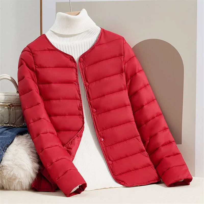 Lightweight Women's Slim Fit Down Coat
