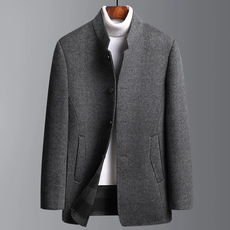 Stylish Avant-Garde Men's Coat