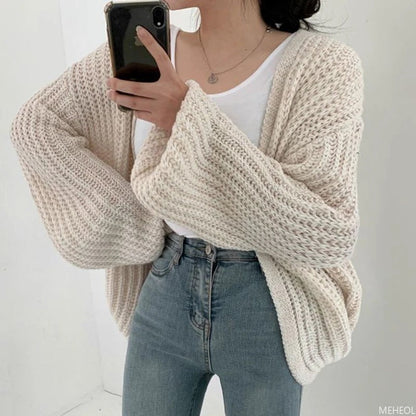 Oversized Cardigan Generous Fit