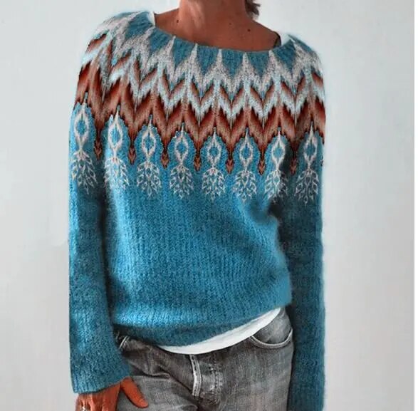 Retro Sweatshirt Stylish Comfortable Women