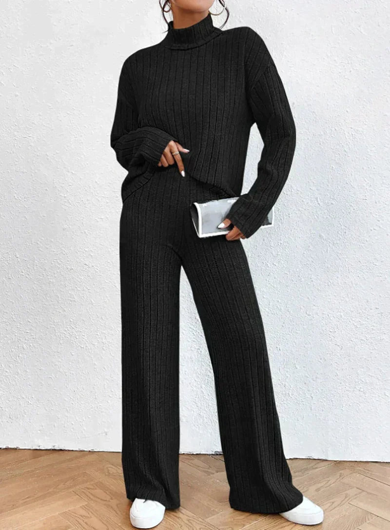Women's Knitted Tracksuit Warm Winter