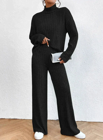 Women's Knitted Tracksuit Warm Winter