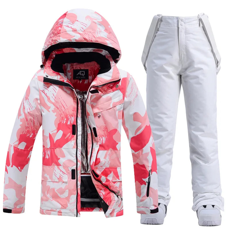 Women's Warm Two-Piece Ski Suit