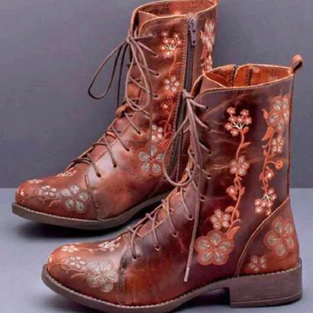 Retro Boots Ethnic Chic Design