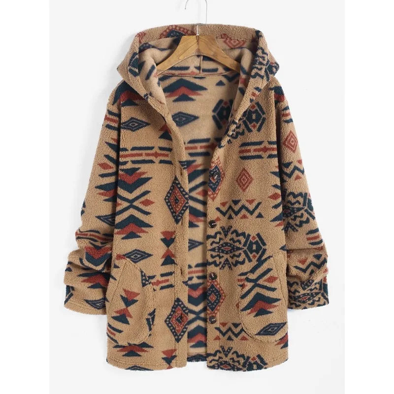 Stylish Aztec Jacket - Vintage Chic for Women and Men