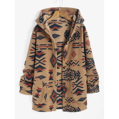 Stylish Aztec Jacket - Vintage Chic for Women and Men