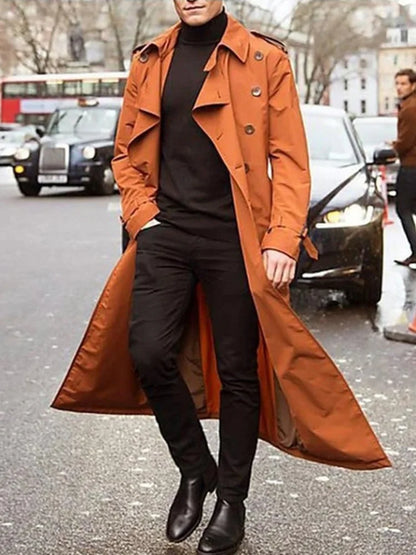 Men's Elegant Winter Trench Coat