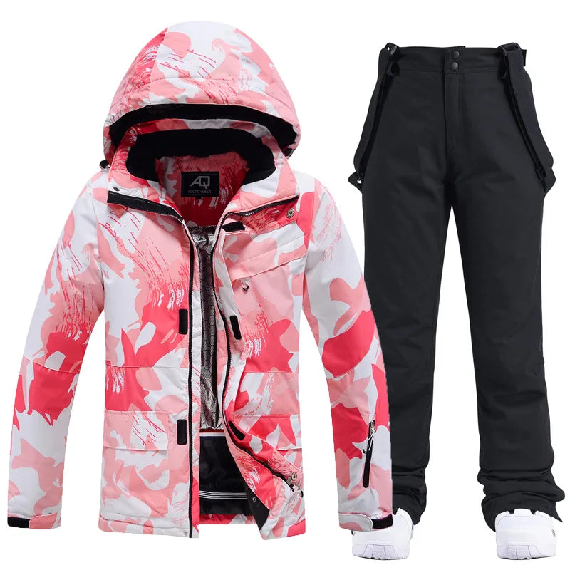 Women's Warm Two-Piece Ski Suit