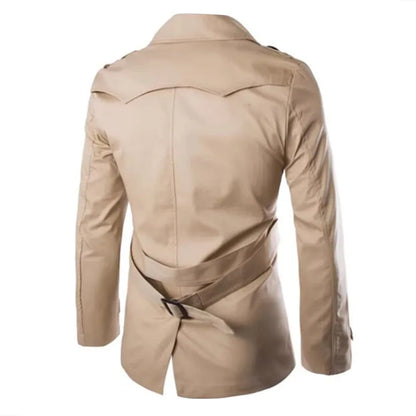 Männer Trenchcoat Modern & Warm - IdealeKleiden