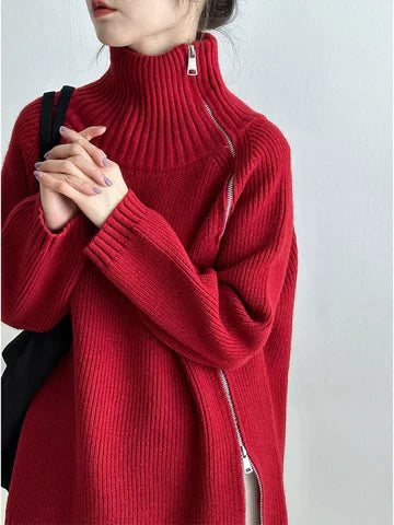 Retro Sweater for Women - Elegant